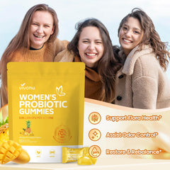 Gomitas VivoNu probiótico 100 mil millones CFU para microbiota.