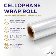 volila primer plano textura del celofán resistente y transparente