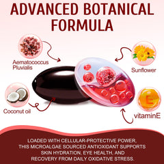Vortexonix Astaxantina 12mg: cápsulas suaves para ingesta diaria sin esfuerzo.