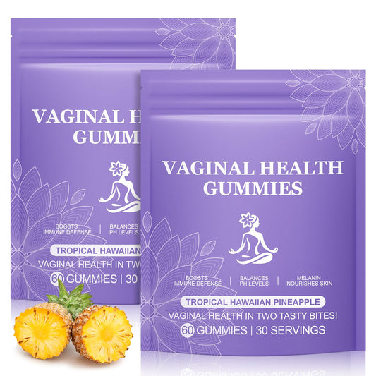 Gomitas probióticas vaginales Vortexonix en caja para cuidado diario.