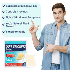 Vortexonix parche aplicado en el hombro para control de antojos diario