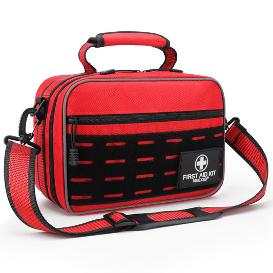 Vriexsd estuche frontal durable mostrando cierre y asas, protección confiable