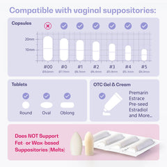 VWELL MaxComfort inserción de 4 pétalos para sujetar suavemente