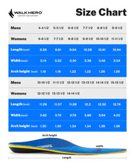 WalkHero plantilla dentro de bota de trabajo mayor soporte
