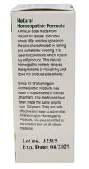 Washington Homeopathic producto junto a manos cuidando jardín demostrando uso práctico
