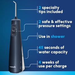 Waterpik primer plano del agarre antideslizante, cómodo para uso prolongado