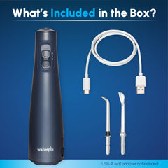 Waterpik puntas incluidas para flosado y limpieza lingual, mejoran higiene bucal