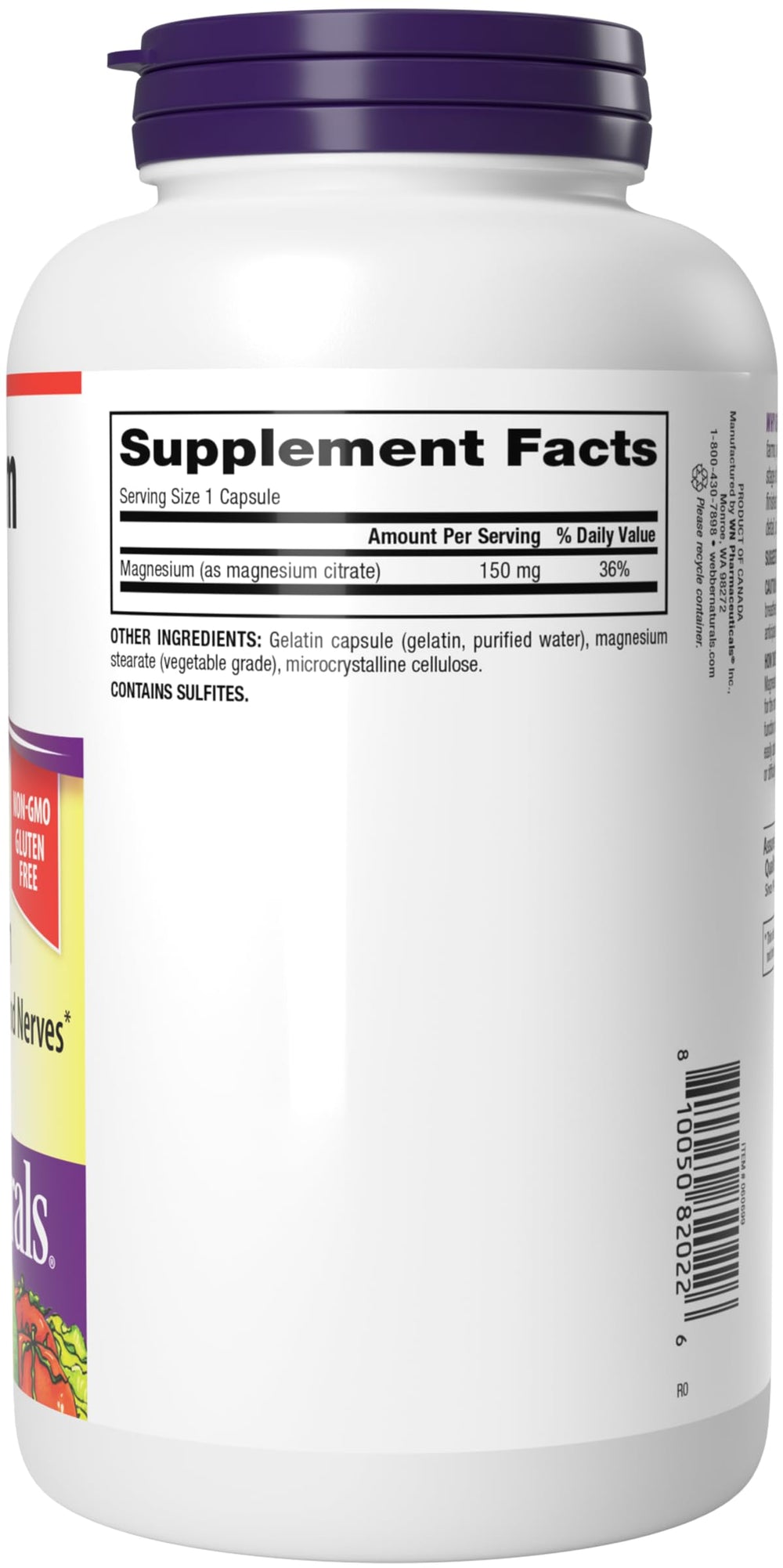 Webber Naturals frasco en cocina integrándose en la rutina diaria