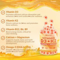 WEEVIT ingredientes clave con Omega‑3 y B12, refuerza absorción y energía