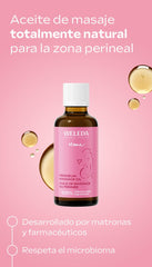 Weleda aceite perineal etiqueta con ingredientes, claridad sobre composición natural