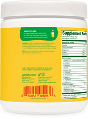 Etiqueta del producto Wellah So Long Soreness BCAA para fácil identificación.