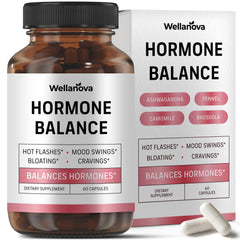 Wellanova envase frontal del suplemento mostrando diseño y beneficios