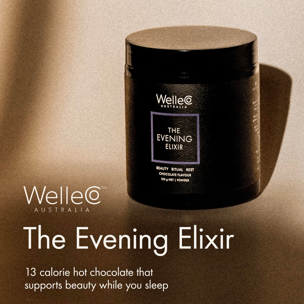 WelleCo textura del polvo de cacao mezclable, fácil disolución y sabor