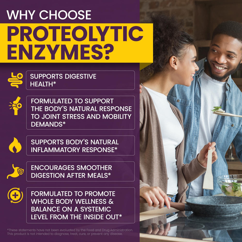 Label close-up for WellnessOne ProOneZyme with clear ingredients and guidance.
