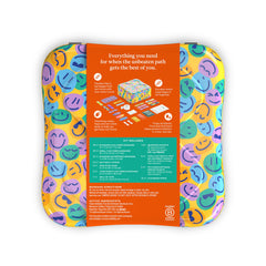 Contenido Welly esparcido en mesa para visualizar todos los suministros