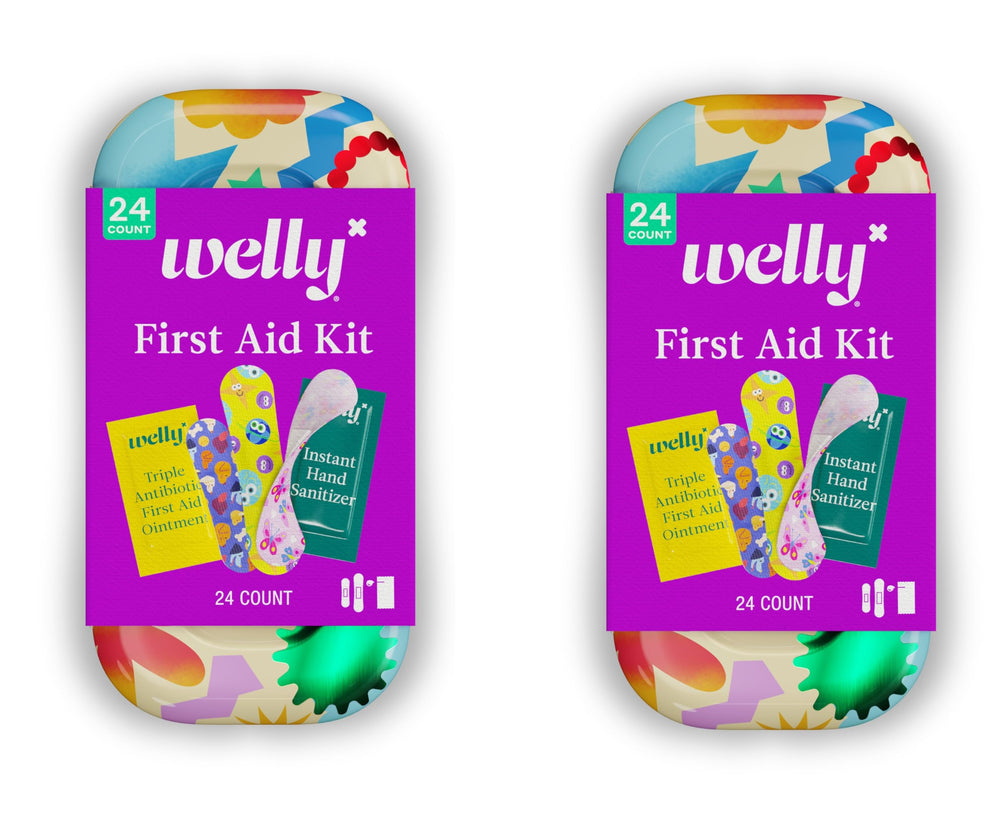 Welly Quick Fix frontal caja metálica portátil con diseño y ventaja transporte rápido