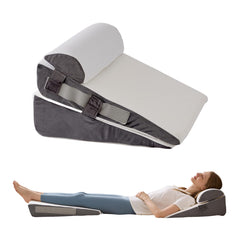 WGAKCED almohada cuña frontal mostrando empaque y beneficios ergonómicos