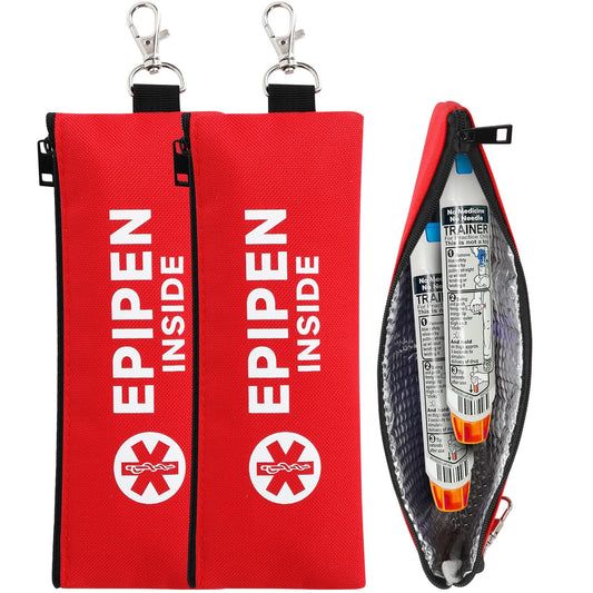 WIBOND vista frontal del estuche rojo para localizar medicina rápidamente