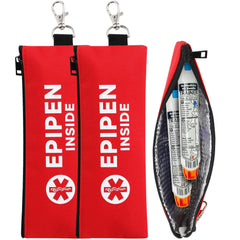 WIBOND vista frontal del estuche rojo para localizar medicina rápidamente