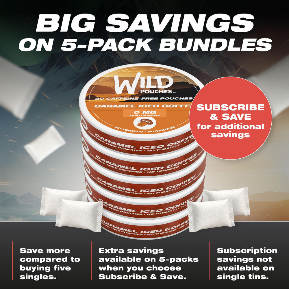 Wild Pouches presentación 5-pack para ahorro y reposición práctica
