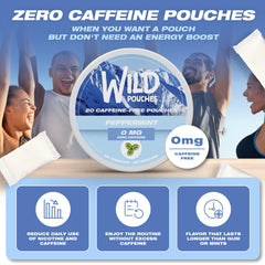 Wild Pouches lata abierta mostrando pouches, conservación y accesibilidad