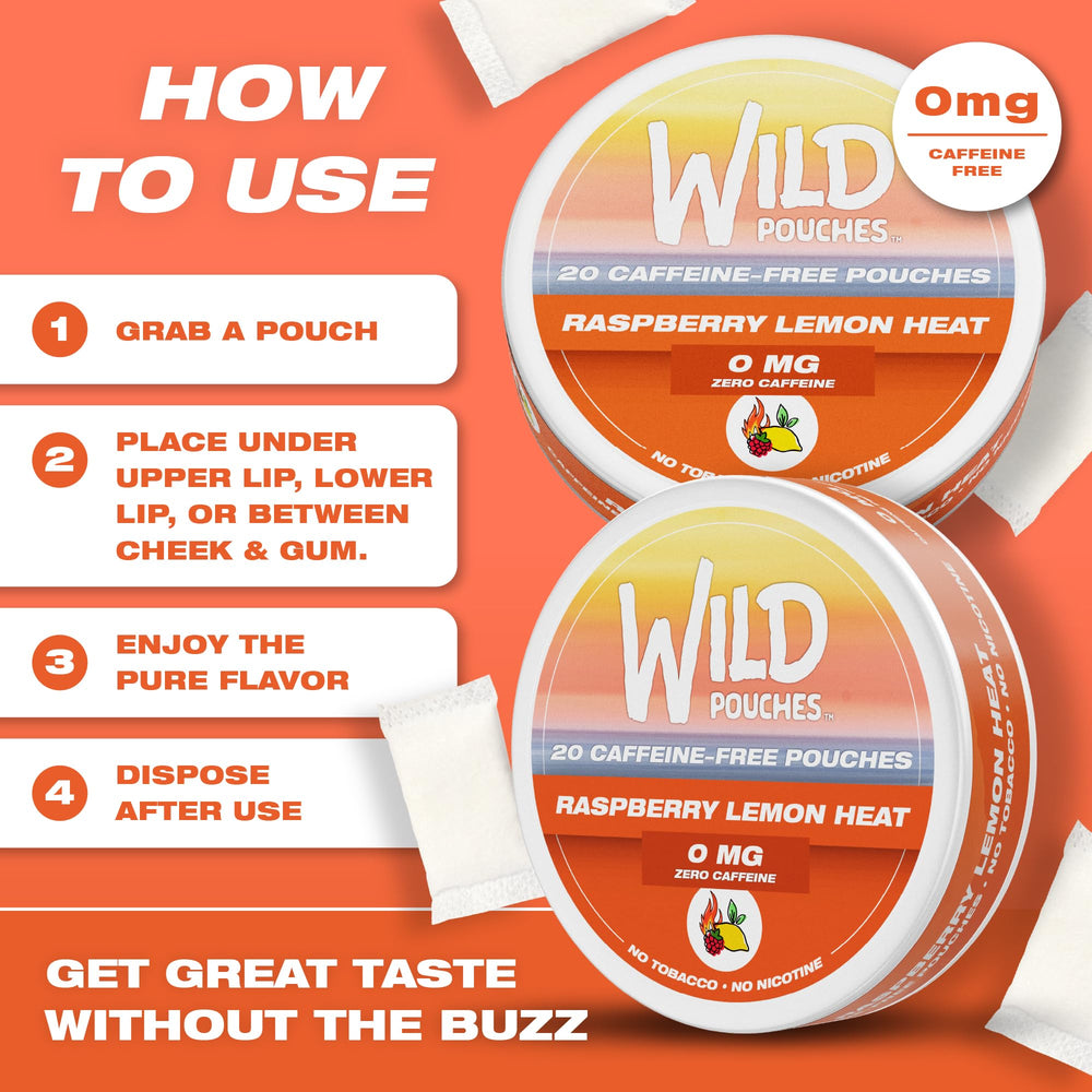 Wild Pouches etiqueta con ingredientes, transparencia y control de calidad