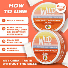 Wild Pouches etiqueta con ingredientes, transparencia y control de calidad