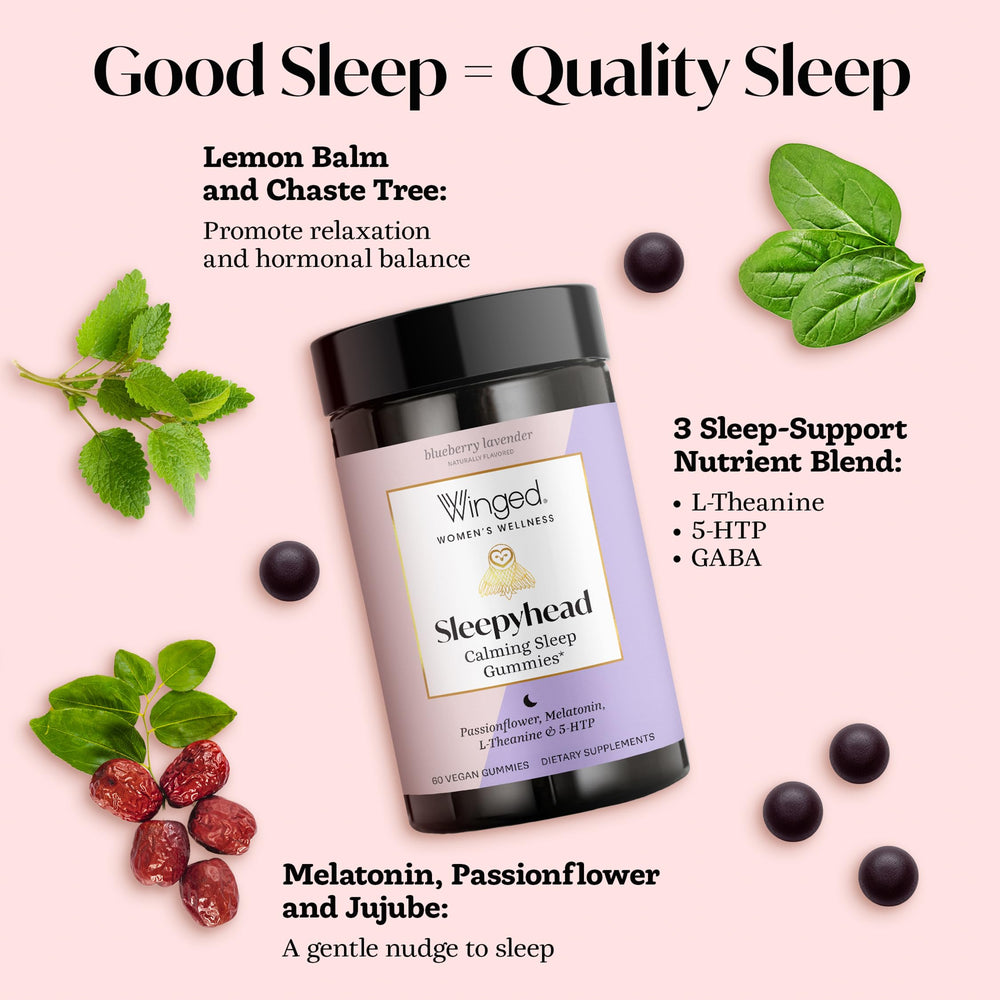 Winged Wellness etiqueta con ingredientes y certificaciones claras, transmite confianza
