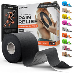 WINIOM packaging frontal mostrando rollo negro y información clara