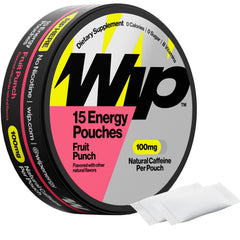 Wip lata frontal Fruit Punch mostrando diseño y beneficio portátil