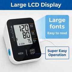 Wishlove pantalla LCD con números grandes para lectura rápida y clara