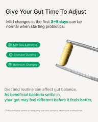 WonderBiotics etiqueta con información nutricional clara y cepas incluidas