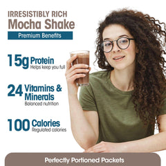 WonderSlim sobre individual Mocha Cream listo para mezclar y llevar