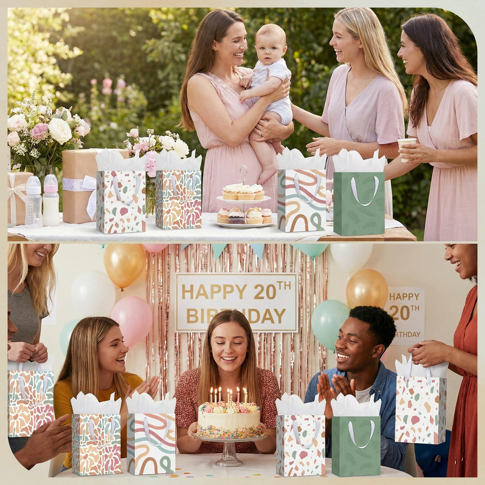 woric bolsa en uso con chocolates mostrando presentación lista
