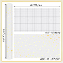 woric primer plano del foil con corazones para brillo elegante