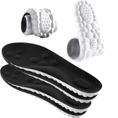 Worzwin plantillas frontal en zapatilla mostrando ajuste y mayor confort