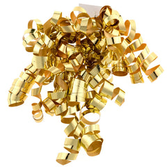 WRAPAHOLIC empaque frontal mostrando 12 lazos dorados para acabado elegante