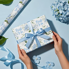 WRAPAHOLIC primer plano de la frase Bride to be resaltando claridad