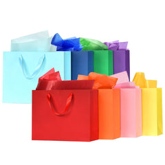 WrapNGo vista frontal del paquete con colores surtidos y presentación elegante