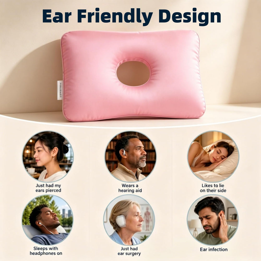 WTIVAZKW agujero central 3.94in en primer plano, espacio amplio para la oreja