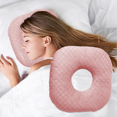 Wuronsa vista frontal de la almohada perforada para protección de piercings