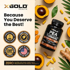 X Gold Health producto en mano para comparar tamaño y dosificación práctica