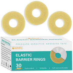 XIIFIIFII empaque frontal con 30 anillos, protección higiénica y portabilidad