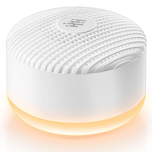 XSUTIC portable sound machine with night light, front view for soothing sleep
