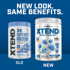 Xtend scoop con porción mostrada para comparar tamaño y dosificación precisa