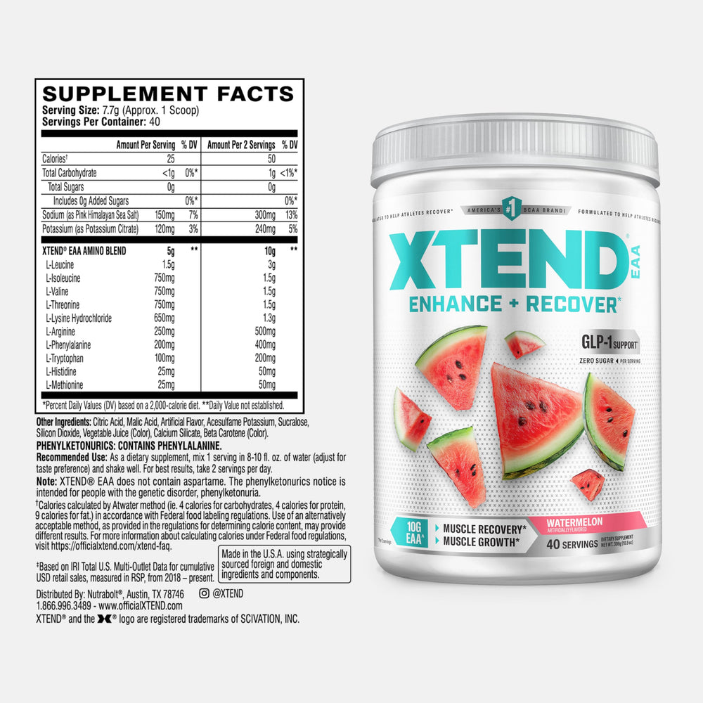 Xtend polvo textura en primer plano destacando solubilidad y pureza