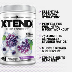 Xtend cucharada con porción visual que indica tamaño de servicio