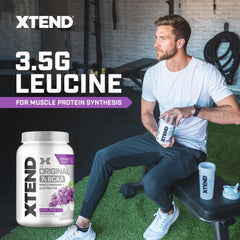 Xtend envase junto a objetos cotidianos para comparar tamaño y 90 servicios