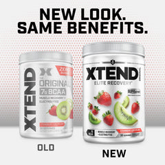 Xtend bebida mezclada en vaso, hidratación durante el entrenamiento