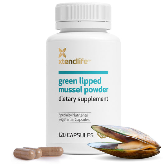 Xtendlife cápsulas de mejillón verde para apoyar la movilidad articular diaria